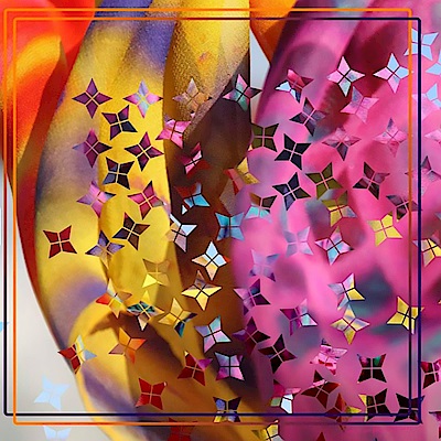 from a friend of mine 義大利手工絲巾/髮帶-繽紛色系