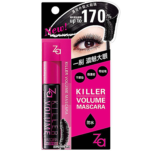 ★ 極濃密★ 零結塊★ 不暈染★ 瞬間刷出濃魅大眼★ 睫毛膏附著量up to 170%