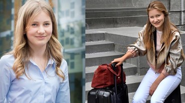 比利時最年輕準女王一伊莉莎白公主清秀可人，沒想到她爸爸＆阿嬤的顏值更高！