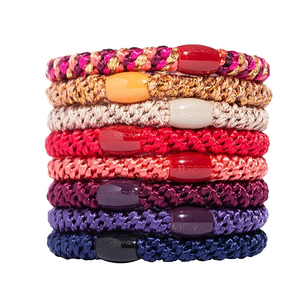 每個女生必備的配件！n不易鬆，不易斷，不咬髮，彈性佳n簡單多彩的設計，隨時隨地都能輕鬆使用