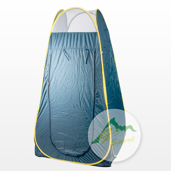 Go Sport 台灣 衛浴更衣帳 64206 PU銀膠 淋浴帳 衛浴帳 廁所帳 沐浴帳 賞鳥帳 行動廁所【易遨遊】