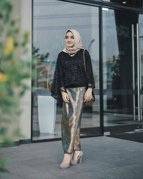 22+ Baju Kondangan Batik Hijab, Konsep Terpopuler!