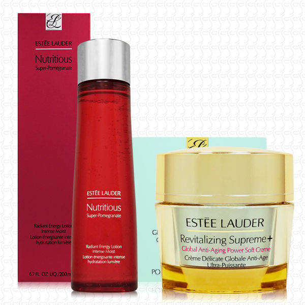 ESTEE LAUDER雅詩蘭黛 年輕肌密無敵霜75ml+紅石榴微循環精華200ml