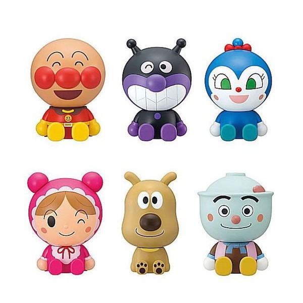 商品類型 :環保扭蛋商品尺寸 :約90mm一套6款麵包超人、細菌人、藍精靈、起司、炸蝦飯人、嬰兒超人