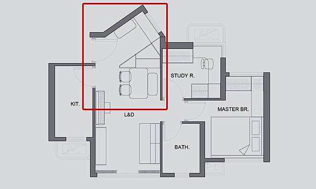 4呎兩房和風部屋 設計師示範用三角形櫃解決不規則 裝修奇則 新假期 Line Today