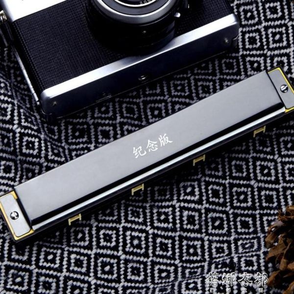 奇美口琴初學者成人高級24孔復音C調兒童學生專業演奏入門男樂器