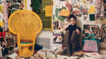 夜晚會發光的Peekaboo！FENDI攜手紐約藝術家 Sarah Coleman，為邁阿密設計展打造特別限量款Peekaboo