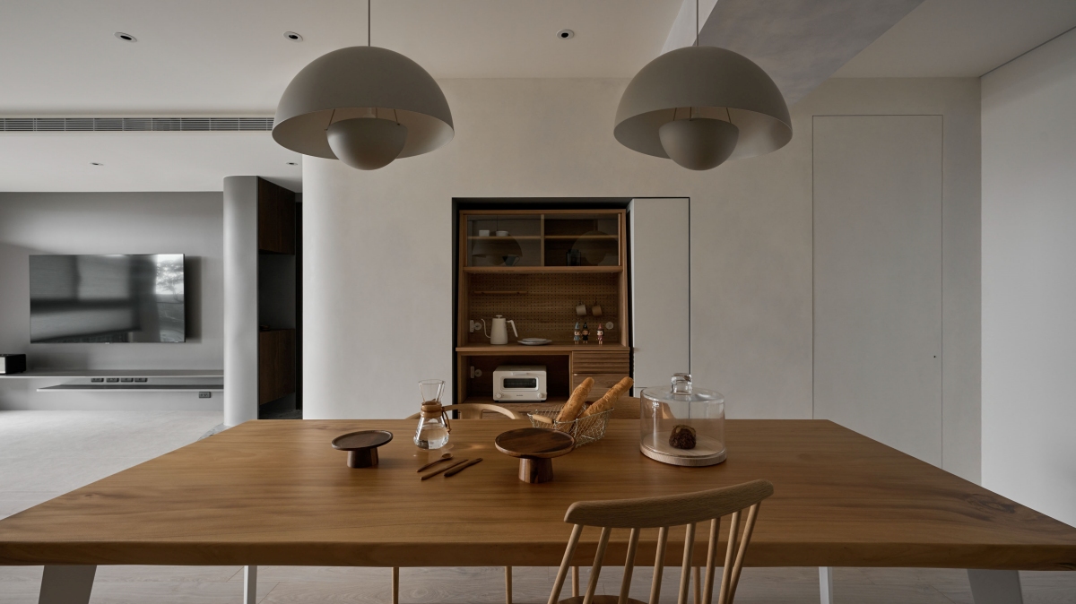 餐邊櫃；餐邊電器櫃；電器櫃；室內設計；餐廳設計