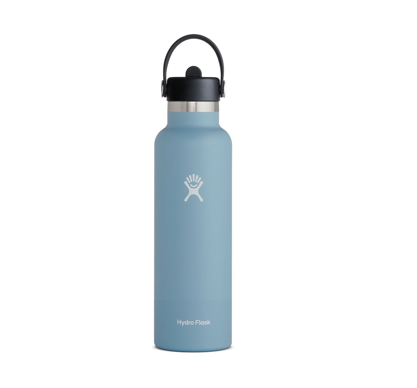 【【蘋果戶外】】Hydro Flask【標準口 / 吸管蓋 / 620ml】21oz 雨滴藍 美國不鏽鋼保溫保冰瓶 保冷保溫瓶 不含雙酚A