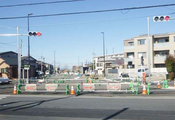 都道 補助230号 3月延伸 大江戸線延伸部の地上道路