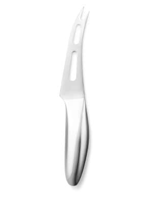 From the Sky Collection. Sleek stainless steel cheese knife is a kitchen essential.; Stainless steel