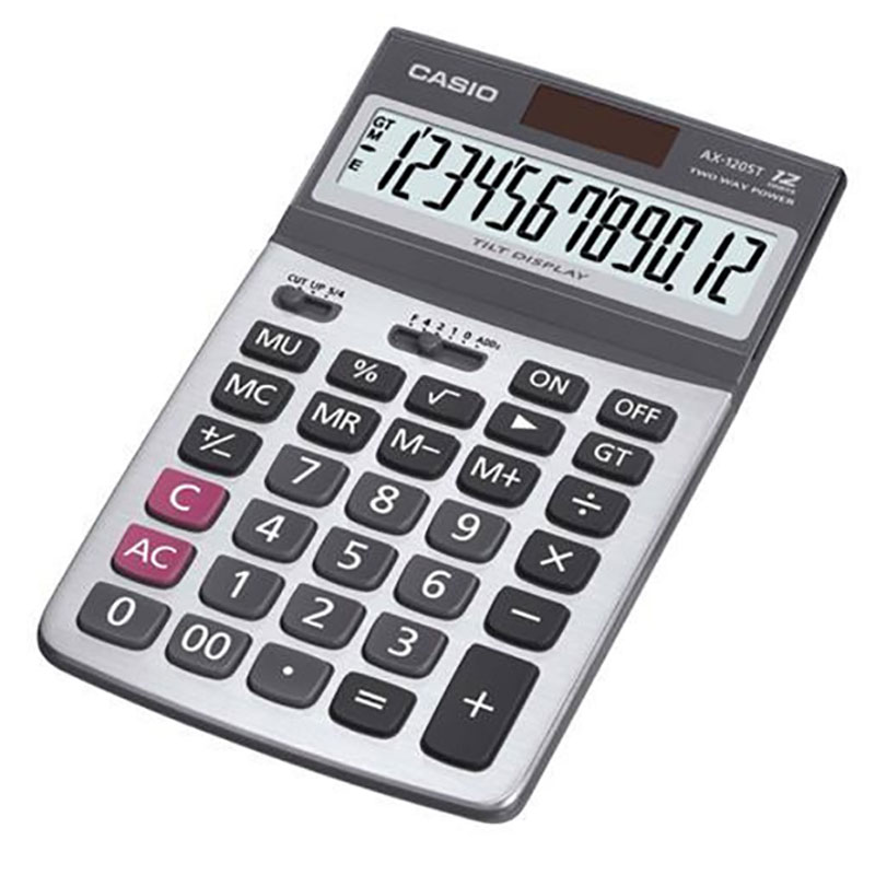 CASIO 12位元仰角桌上型計算機