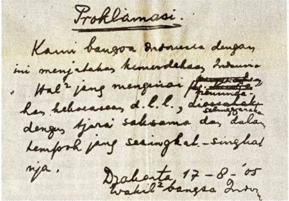 Teks Proklamasi Kemerdekaan Indonesia Lengkap Deretan Fakta Sejarah Hops Id Line Today