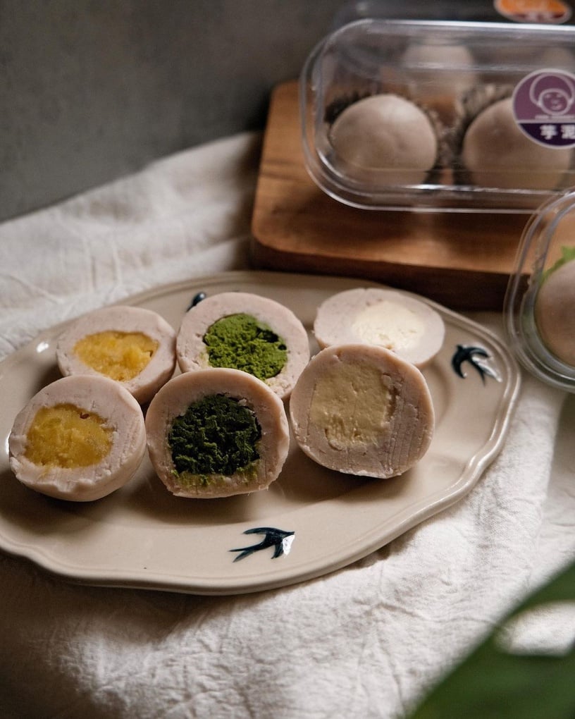 甜點控快收藏！14間台南甜點推薦：戚風蛋糕三明治、我捲芋泥球、生乳酪蛋糕來台南必吃