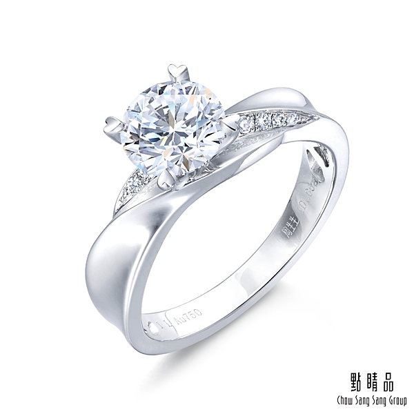 求婚的最佳選擇n簡約的指環設計搭配爪鑲的美鑽n終生承諾的愛情見證