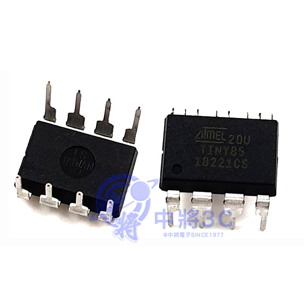 微控制器IC 20MHz 8位元 8KB (4K x16) 閃存8PDIP Arduino開發IDE