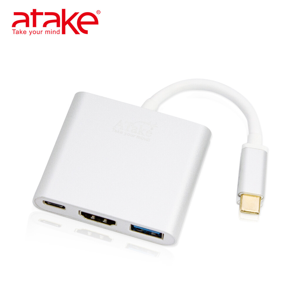 。時尚鋁殼設計，簡約不占空間。 。TypeC接頭，正反兩面皆可插拔，耐插拔次數可達1萬次 。從平板、手機上可以外接鍵盤、滑鼠、讀卡機、遊戲手把等多用USB設備均可連接 。支援市面最多顯示器TypeC轉