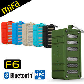 【MiFa F6無線NFC隨身藍芽MP3喇叭】藍牙音箱 騎單車/散步/慢跑/爬山健走皆適用