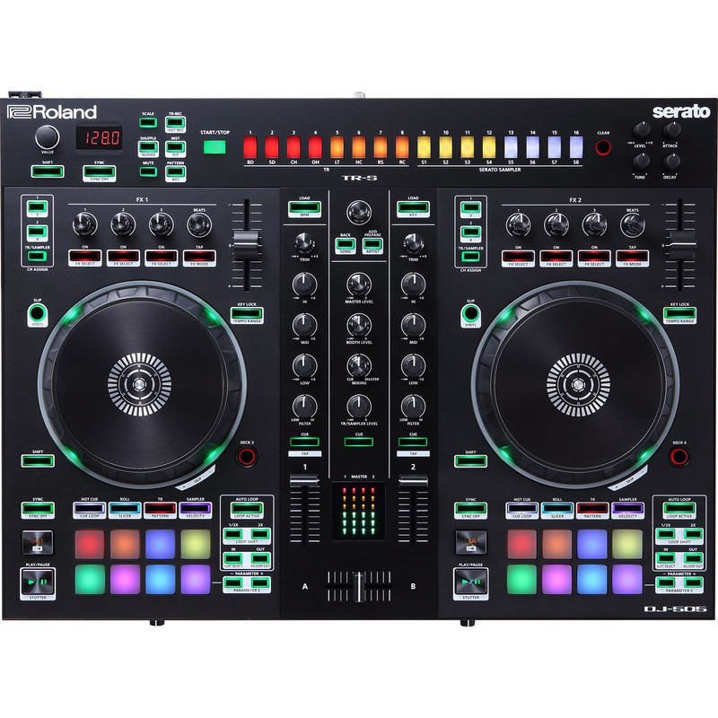 立昇樂器 Roland DJ-505 Serato Intro控制台 DJ 混音 編曲 低延遲唱盤 公司貨