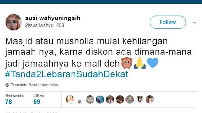 Kocak! Tanda Lebaran Sudah Dekat Versi Netizen