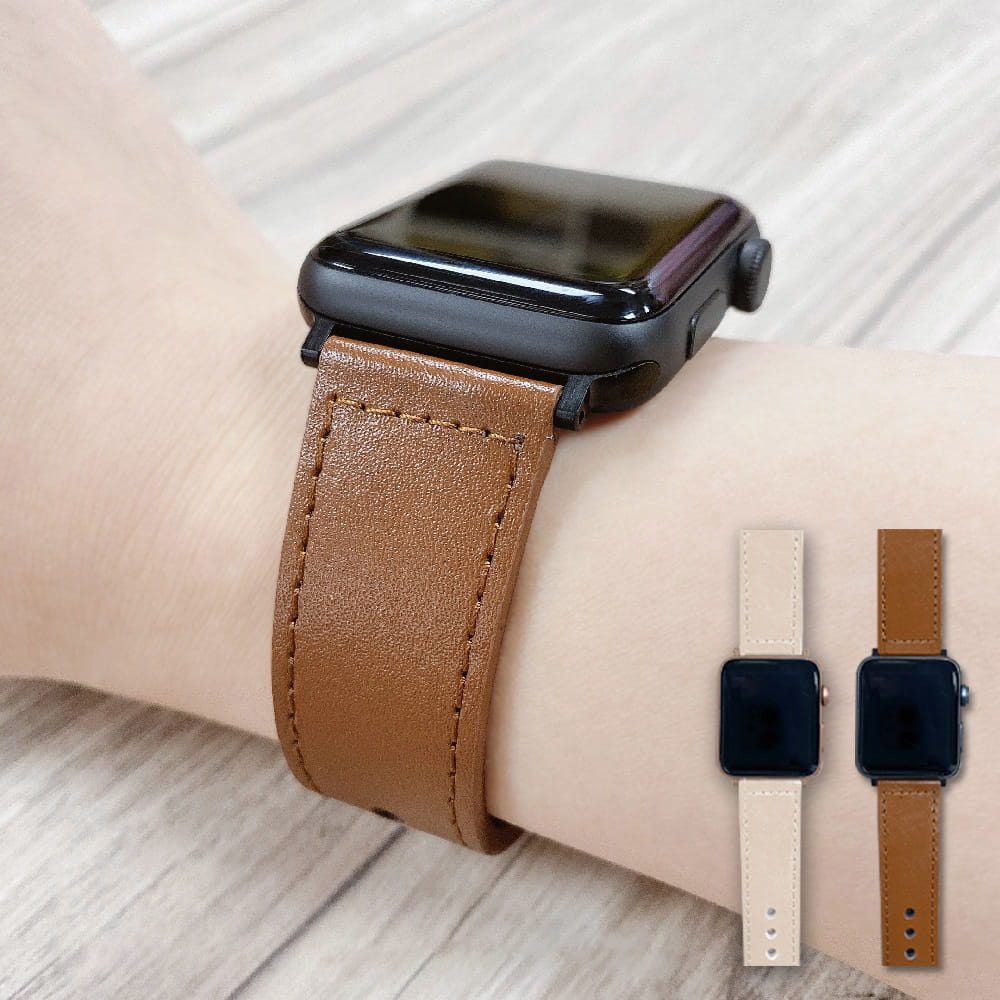 Apple Watch 42/44mm規格通用細緻緊實壓邊耐刮耐磨