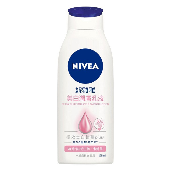 PTT、Dcard美白身體乳推薦1：NIVEA 妮維雅美白潤膚乳液 400ml，NT.410