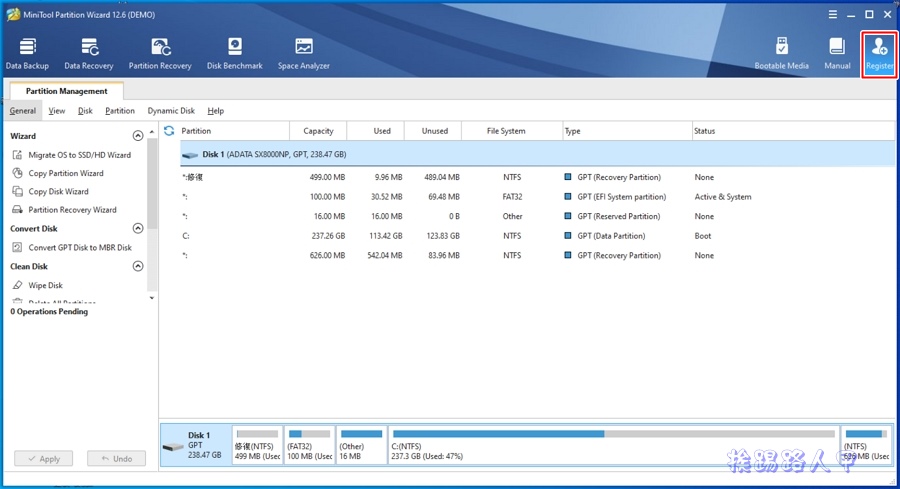 MiniTool Partition Wizard