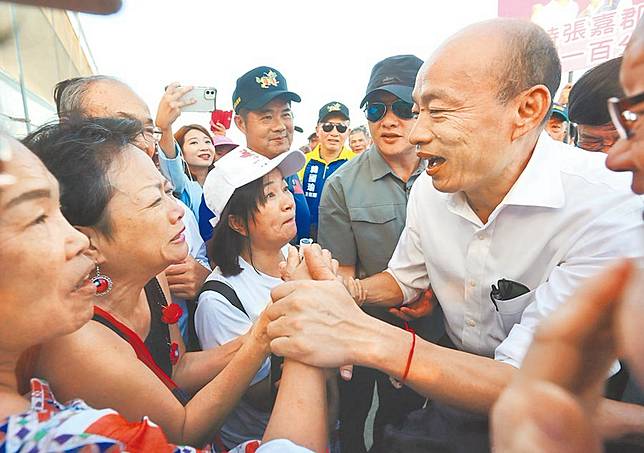 韓蔡民調差距 縮小到近個位數