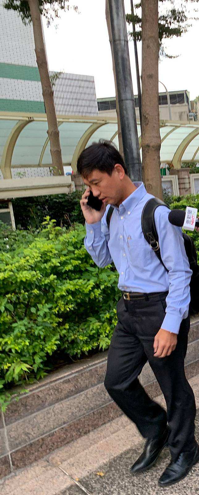 王瞳委任律師侯傑中。記者陳慧貞／攝影