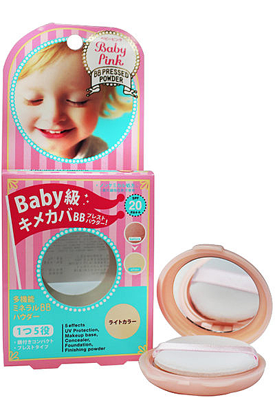 ★佰松BABY PINK輕柔BB蜜粉餅01亮膚