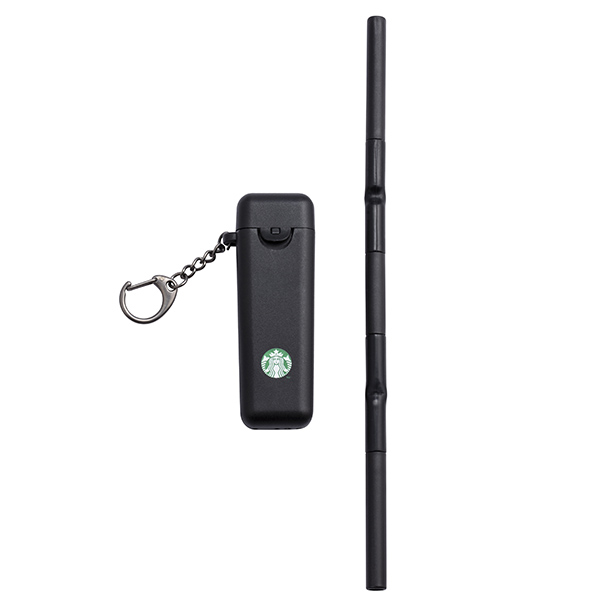 點數15%★星巴克滿額–星巴克經典黑可收納吸管附盒 【康是美】