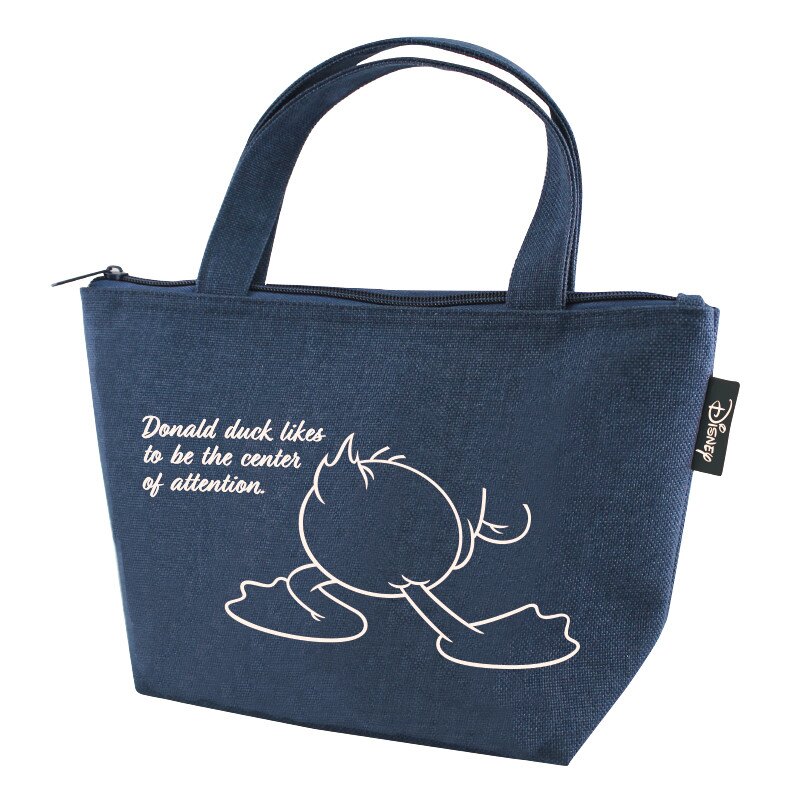 唐老鴨 藍色 保溫 保冷 便當袋 午餐袋 手提袋 迪士尼 日貨 正版授權J00012421