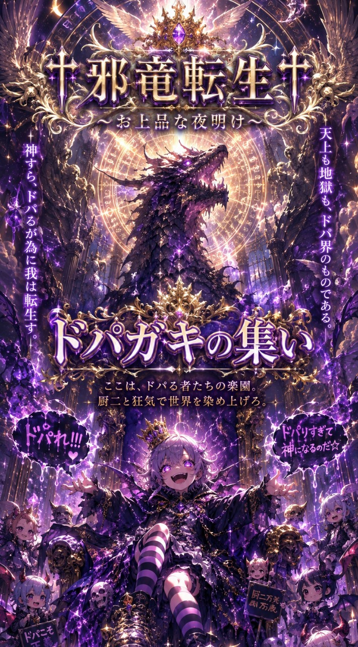 †邪竜転生†《ドパガキの集い》〜お上品な夜明け〜