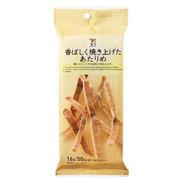 日本7-11【7-PREMIUM】煙燻魷魚絲 16g