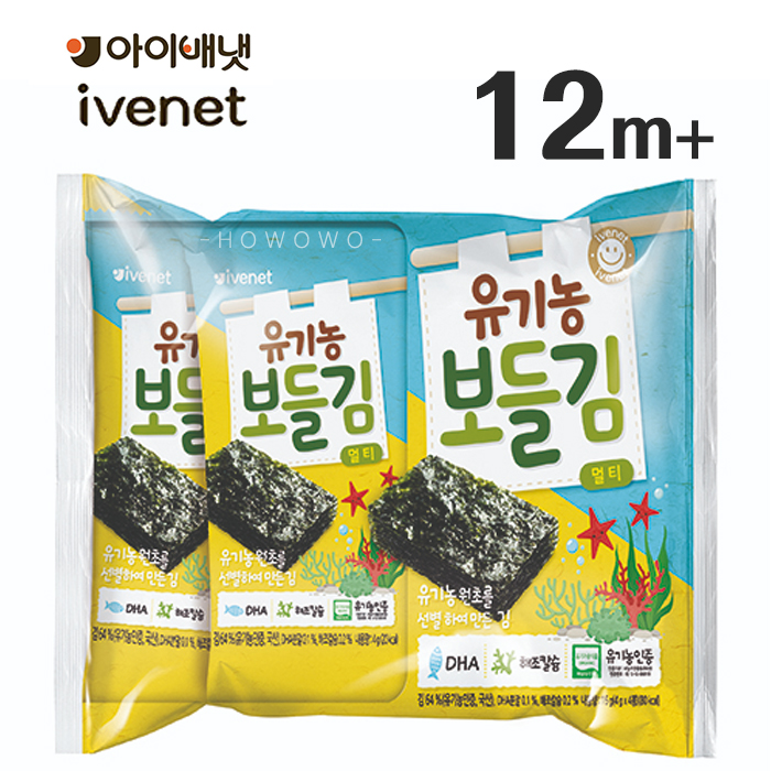 【任三入95折】韓國 ivenet 艾唯倪 寶寶DHA海苔 (4包入) 1381 好娃娃