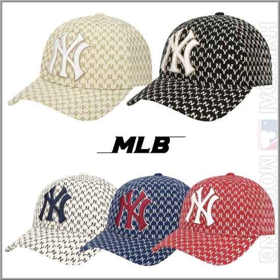 Kumo shoes-NY滿版老帽 MLB與gucci聯名 紅色 韓國