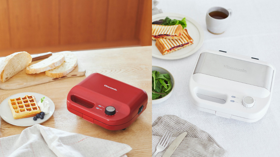 Vitantonio 推出全新「百變粉紅鬆餅機」，在家烘焙好簡單！