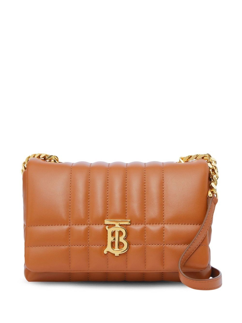 Burberry - Lola quilted mini satchel bag - women - Polyamide/Lambskin - One Size - Brown