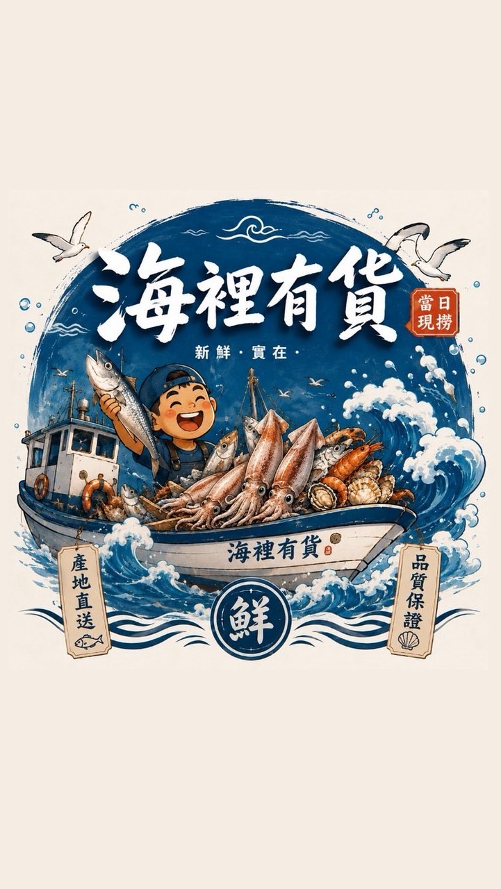 海裡有貨🌊