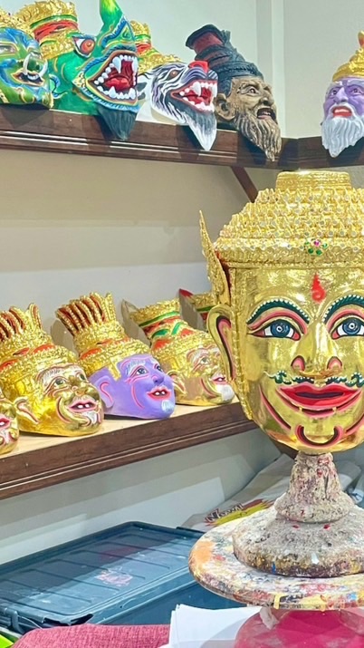 หัวโขน เศียรครู(ลพบุรี)