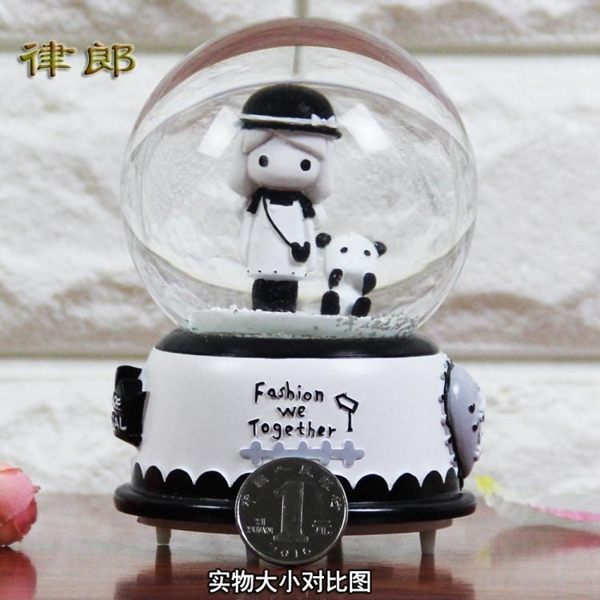 音樂盒-八音盒創意禮品水晶球盒生日交換禮物友情同學女生男生閨蜜浪漫 魔法空間