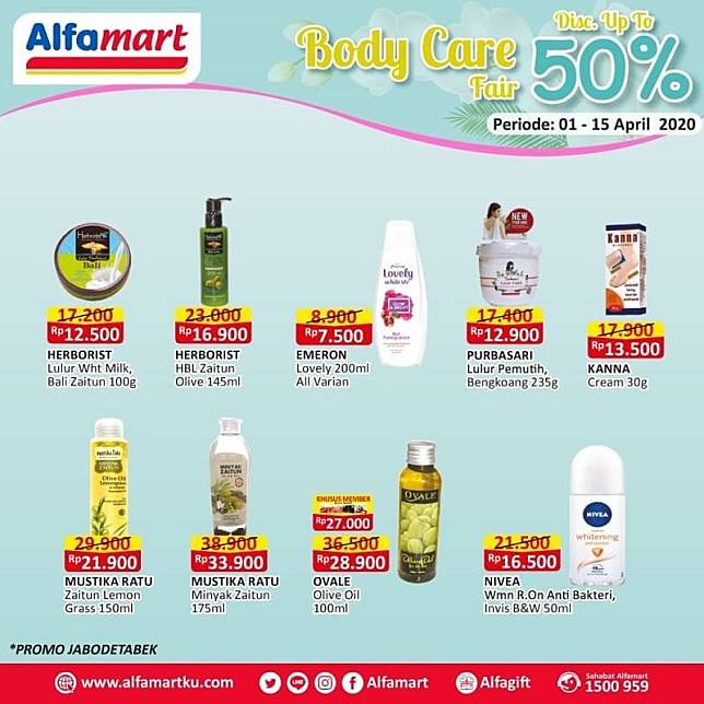 Alfamart Promo Body Care Fair Up To 50 Alfamart Line Today