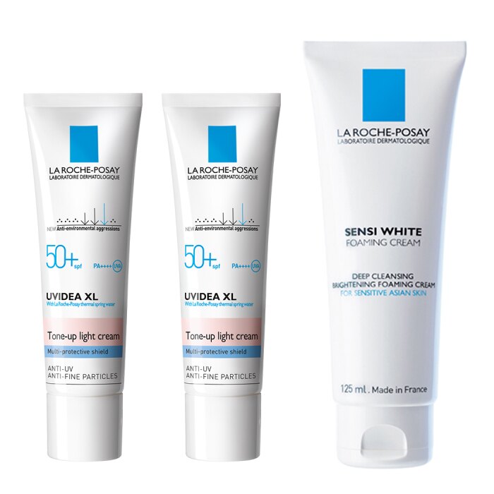 理膚寶水 全護清爽防曬亮白乳 30ml 2入組(送3合1洗面乳125ml)【德芳保健藥妝】