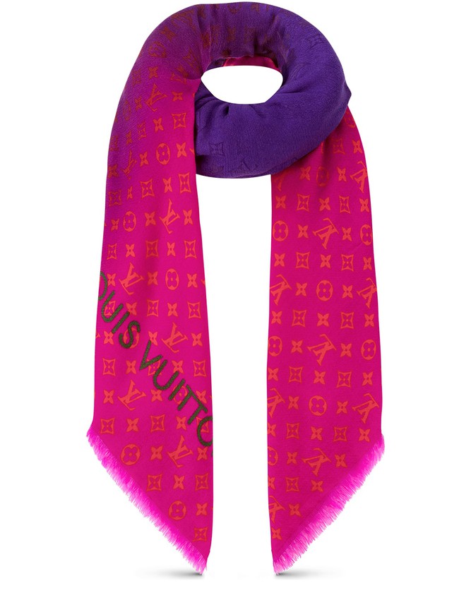 LOUIS VUITTON Telling Monogram Stole
