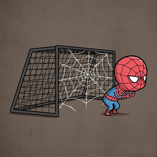 Komik Lucu Ketika Superhero Menekuni Dunia Olahraga - Kocak Abis!