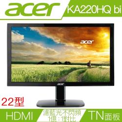 ◎不閃屏瀘藍光/FHD/雙介面|◎支援D-SUB/HDMI介面|◎100,000,000:1高動態對比品牌:Acer宏碁型號:KA220HQbi螢幕尺寸:22吋LCD電腦螢幕螢幕尺寸說明:22型面板類