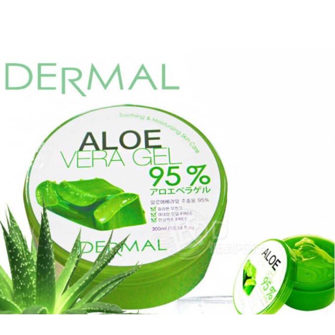 DERMAL 蘆薈舒緩保濕凝膠 300ml Dermal Aloe Vera Gel 韓國