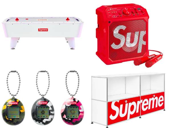 還有什麼不可能？Supreme 2023春夏「超狂小物」：電子雞、冰球桌、卡拉