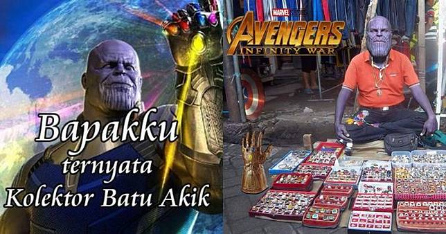 8 Meme Thanos dengan kearifan lokal ini bikin yang galau jadi ceria