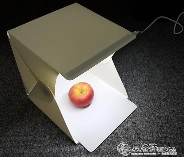 攝影棚LED小型攝影棚 補光套裝迷你拍攝拍照燈箱柔光箱簡易攝影道具 夏洛特